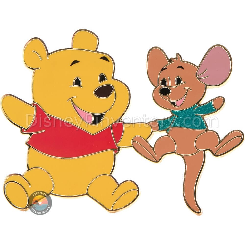 Winnie the Pooh and Roo Pin Set - Hundred Acre Wood Series - July - Pooh & Roo Pin - Pin 45172