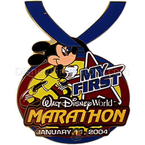 2004 Walt Disney World Marathon - My First Marathon - Pin 45187