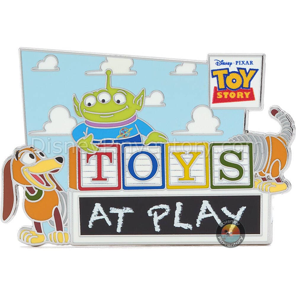 Slinky Dog and Alien Toys at Play Pin - Toy Story - Pin 45244