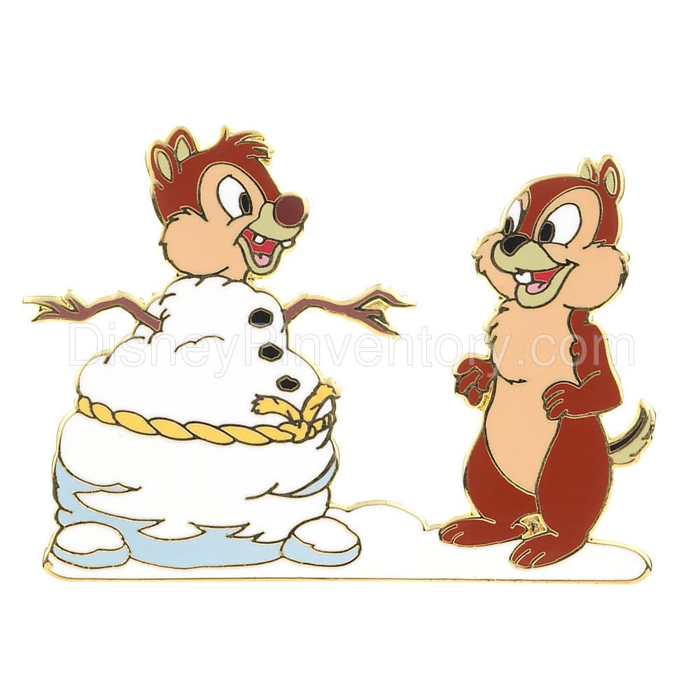Chip 'n Dale in the Snow Pin - Pin 4529