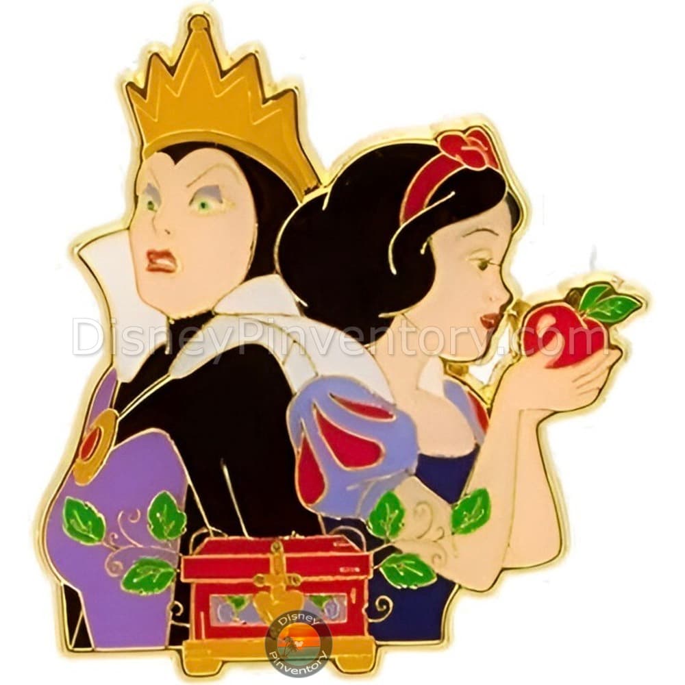 Loungefly Disney Princess & Villain Duo Blind Box Pin Set - Snow White with Evil Queen - Pin 45358