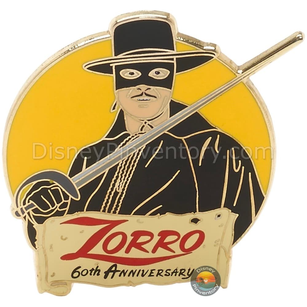 Zorro 60th Anniversary Pin - Pin 45568