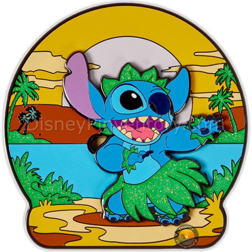 SDCC 2025: Stitch Hula Dance Collector Box Pin - Pin 45654