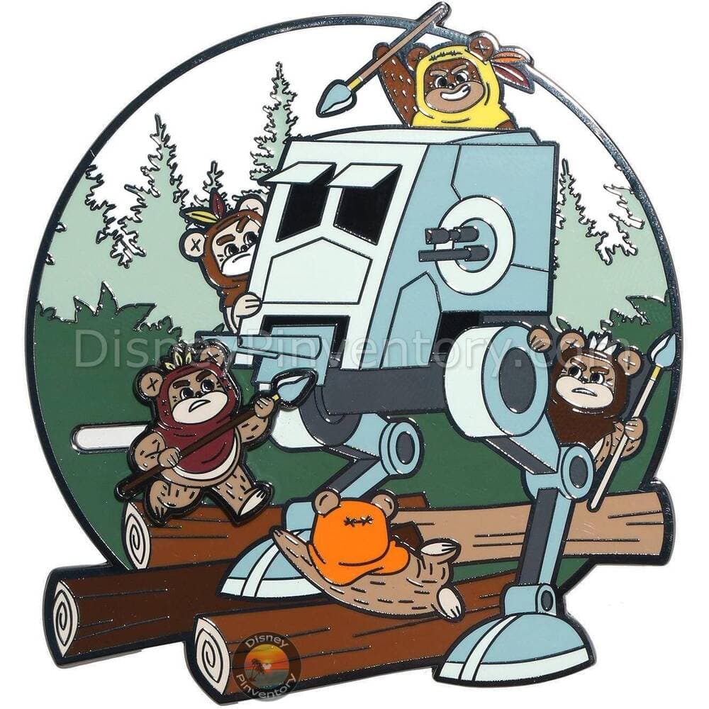 Loungefly Star Wars Ewok Attack Moving Pin - BoxLunch Exclusive - Pin 45655
