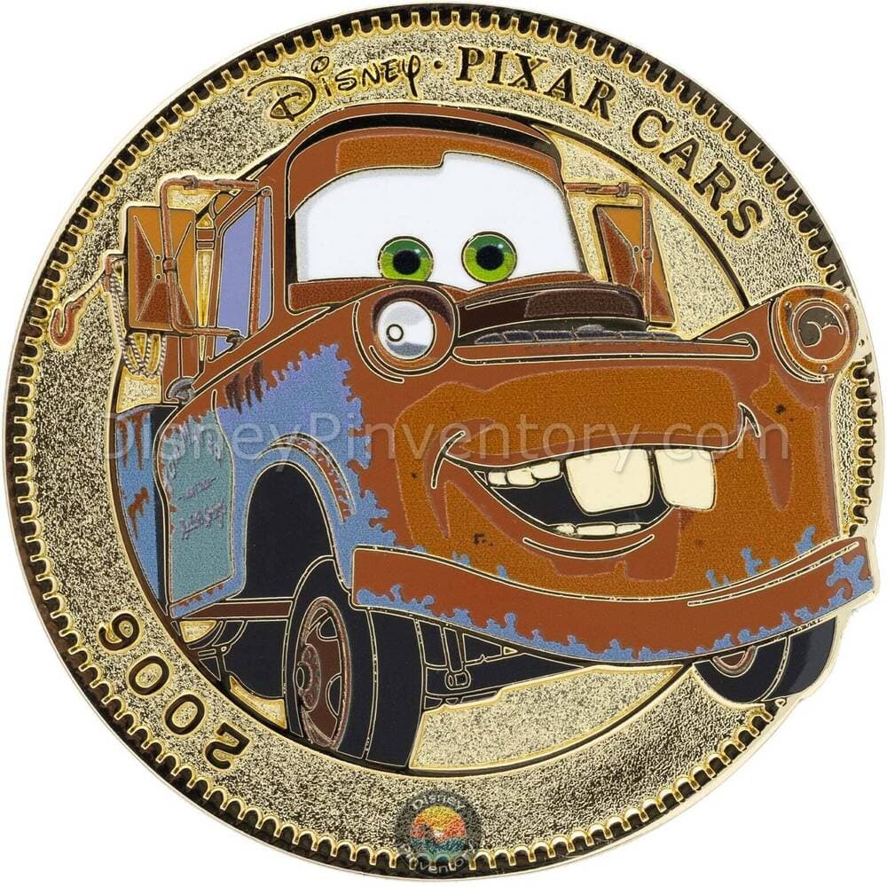 Disney Pixar Cars Tow Mater Coin Pin - PALM Exclusive - Pin 45662