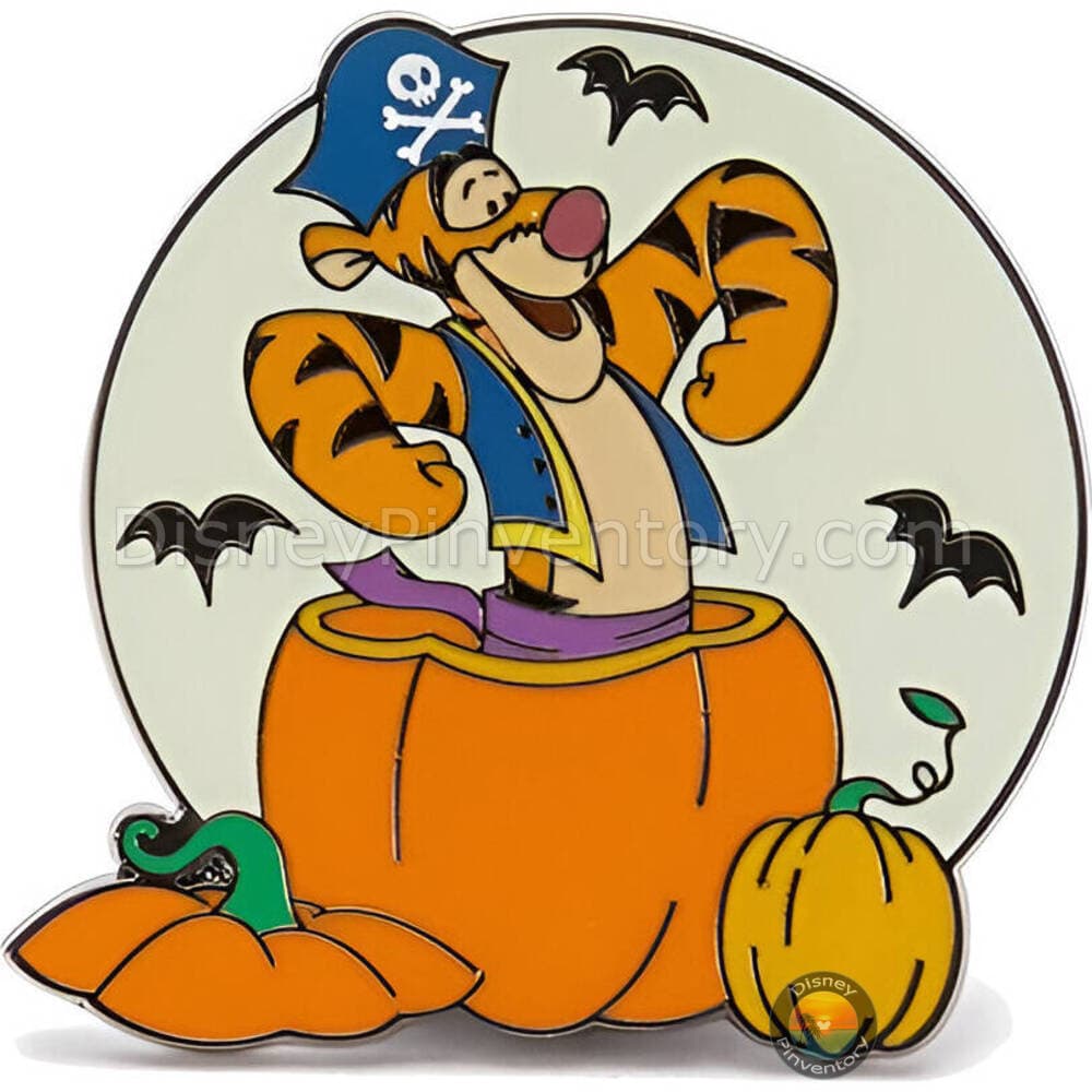 Winnie the Pooh & Friends Halloween Pin Set - Tigger as a Pirate - Pin 45694