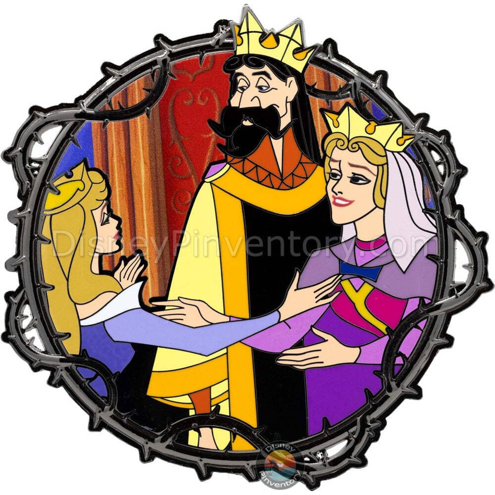 Disney Sleeping Beauty Thorn Series King and Queen Jumbo Pin - PALM Exclusive - Pin 45710