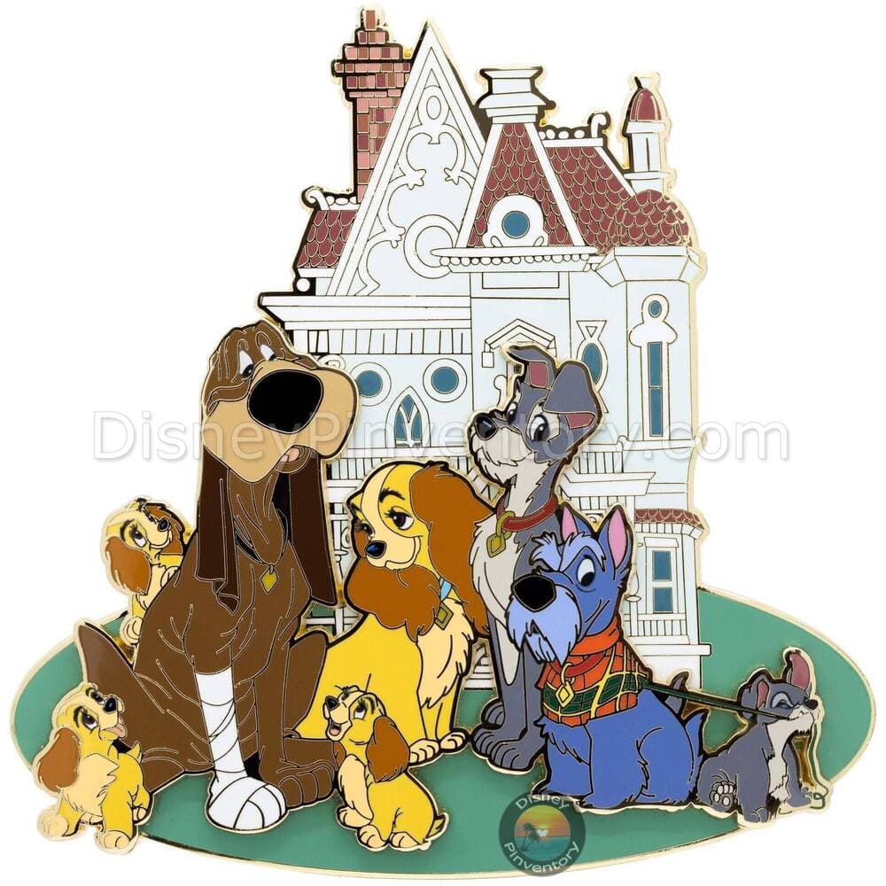 Disney Lady and the Tramp Anniversary Home Sweet Home Pin - PALM Exclusive - Pin 45743
