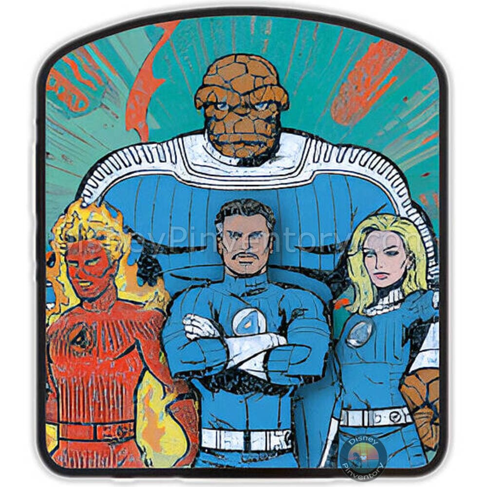The Fantastic Four: First Steps Group Pin - Disney Studio Store Hollywood - Pin 45768