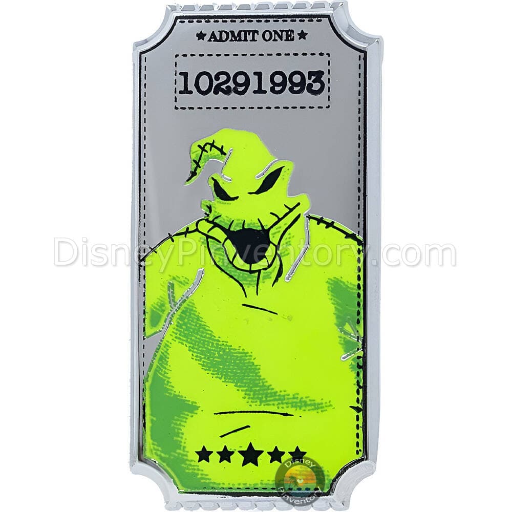 Disney Nightmare Before Christmas Ticket Series 3 Mystery Pin Set - Oogie Boogie - PALM Exclusive - Pin 45810