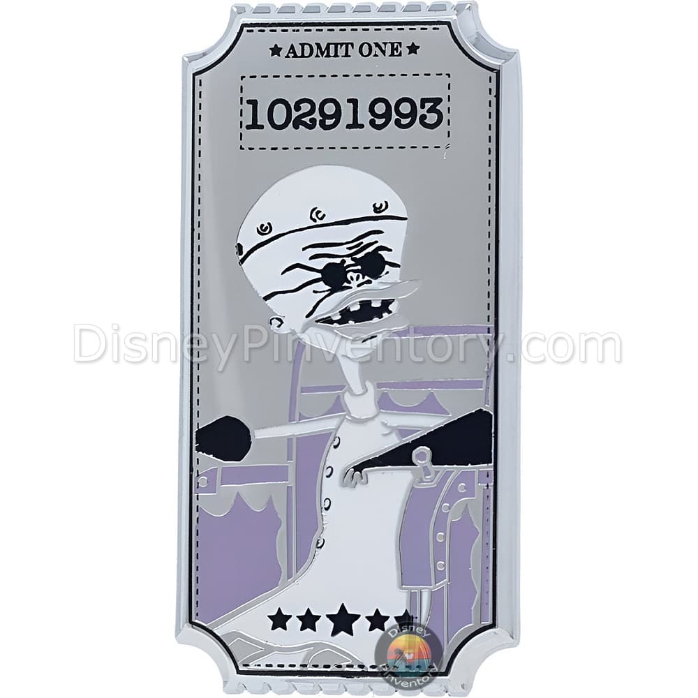 Disney Nightmare Before Christmas Ticket Series 3 Mystery Pin Set - Dr. Finkelstein - PALM Exclusive - Pin 45812