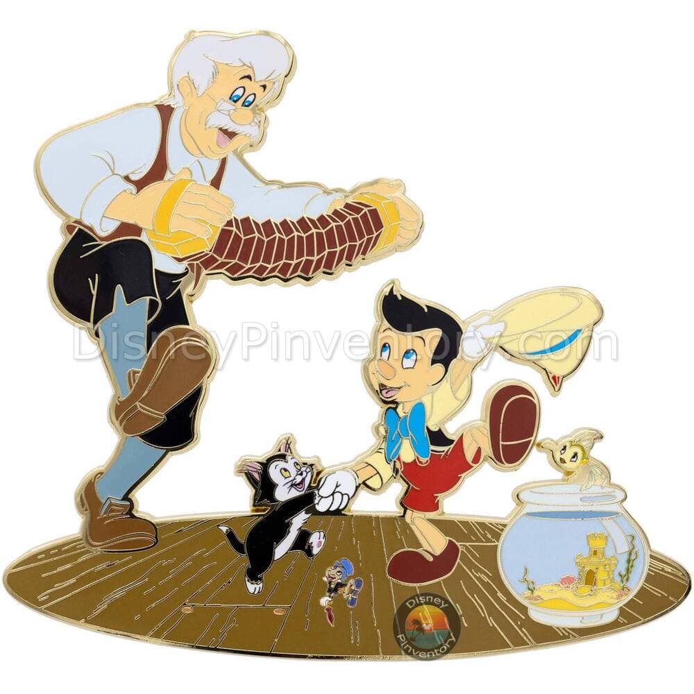Disney Pinocchio Joy in the Workshop Jumbo Pin - PALM Exclusive - Pin 45897