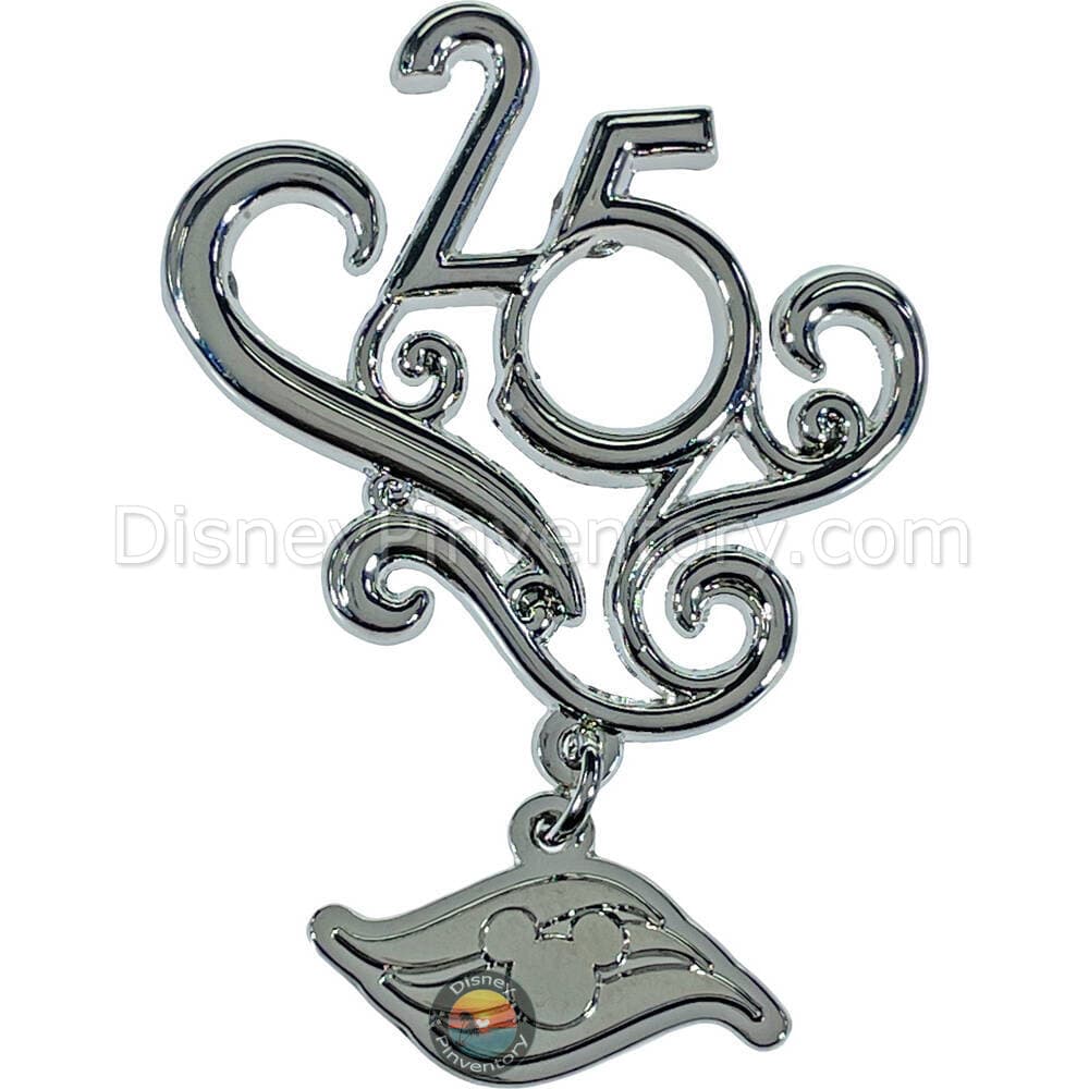 Disney Cruise Line Silver Anniversary at Sea Pin - Pin 45902
