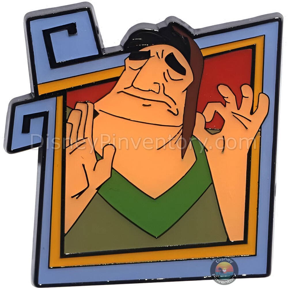 Loungefly Disney The Emperor's New Groove Kuzco & Pacha Portrait Pin Set - Pacha Only - Pin 45925