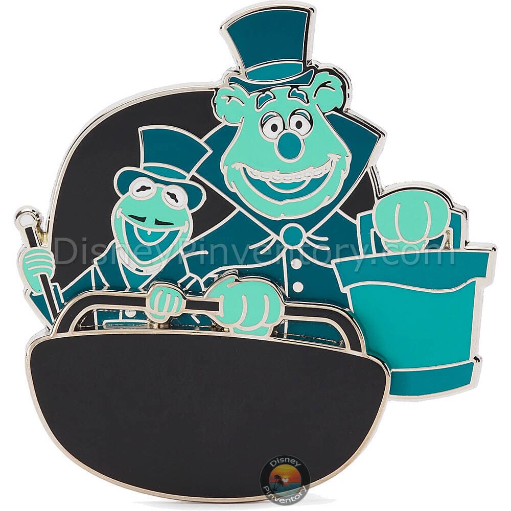Kermit and Fozzie Pin - The Muppets - The Haunted Mansion - Pin 45994