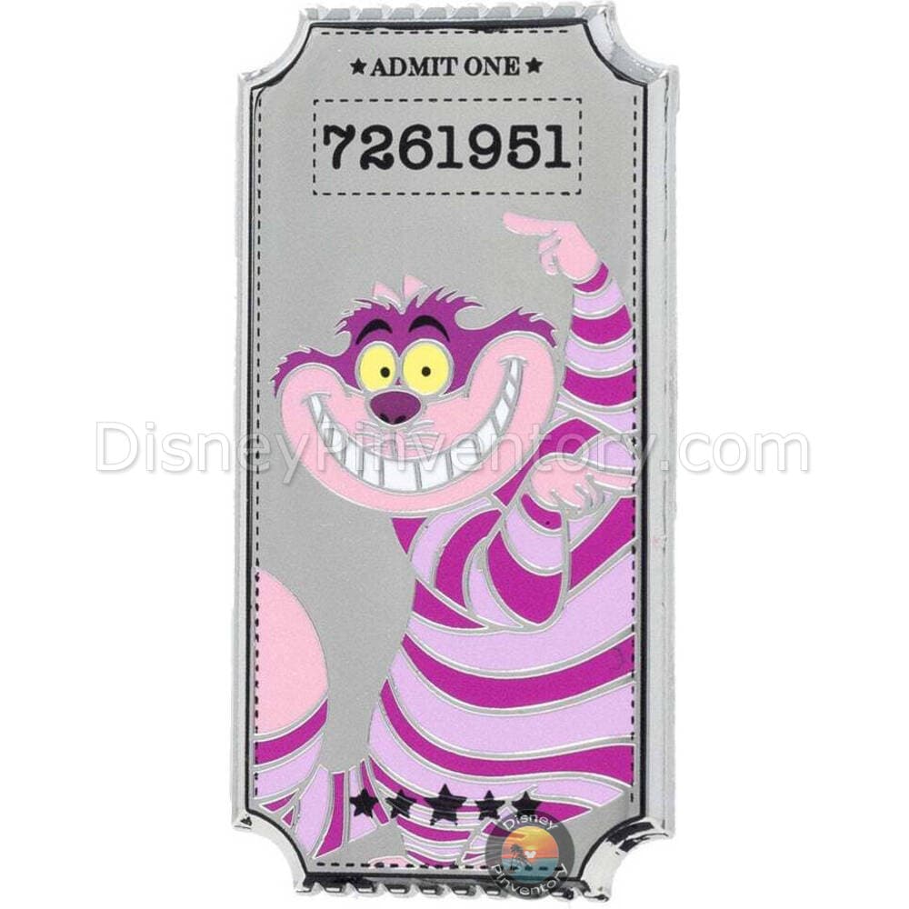 Disney Classic Animals Ticket Series 4 Mystery Pin Set - Cheshire Cat Only - PALM Exclusive - Pin 46012