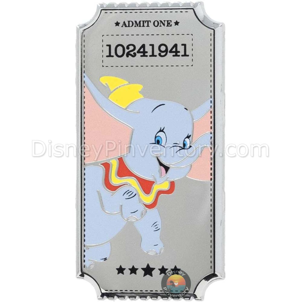Disney Classic Animals Ticket Series 4 Mystery Pin Set - Dumbo Only - PALM Exclusive - Pin 46013