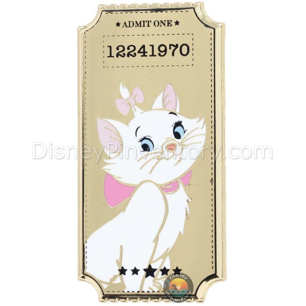 Disney Classic Animals Ticket Series 4 Mystery Pin Set - Marie Only - PALM Exclusive - Pin 46018