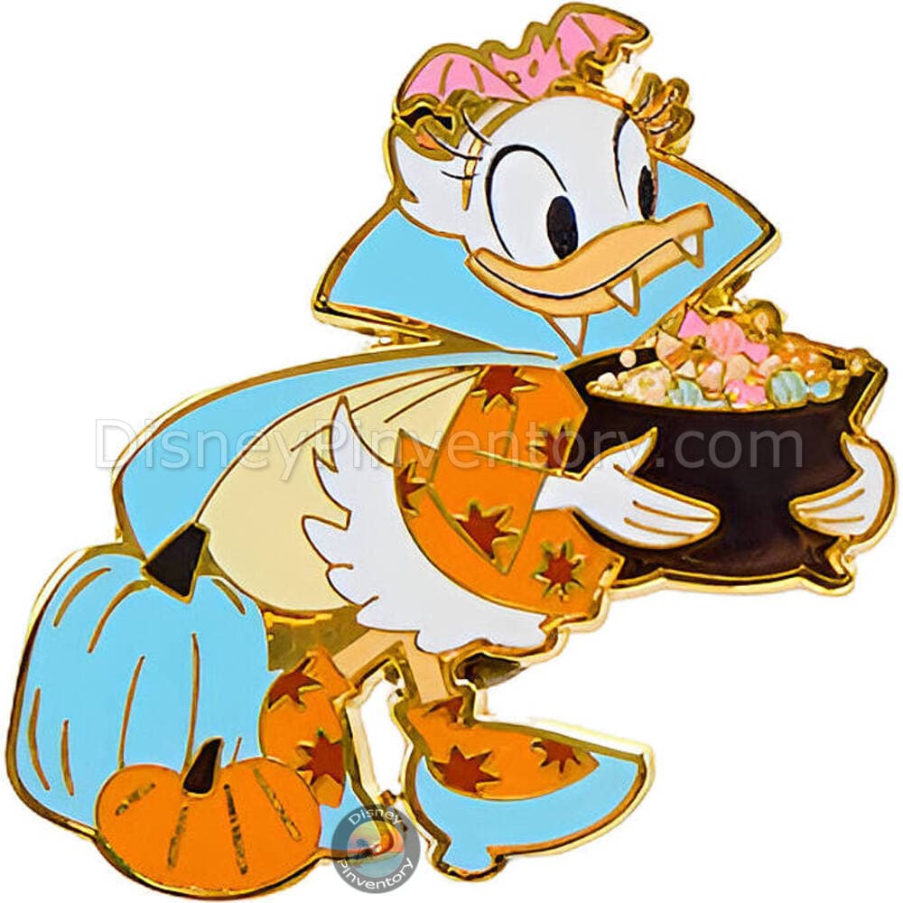 Loungefly Disney Sensational Six Pastel Halloween Blind Box Pin Set - Daisy Duck as a Vampire - Pin 46023