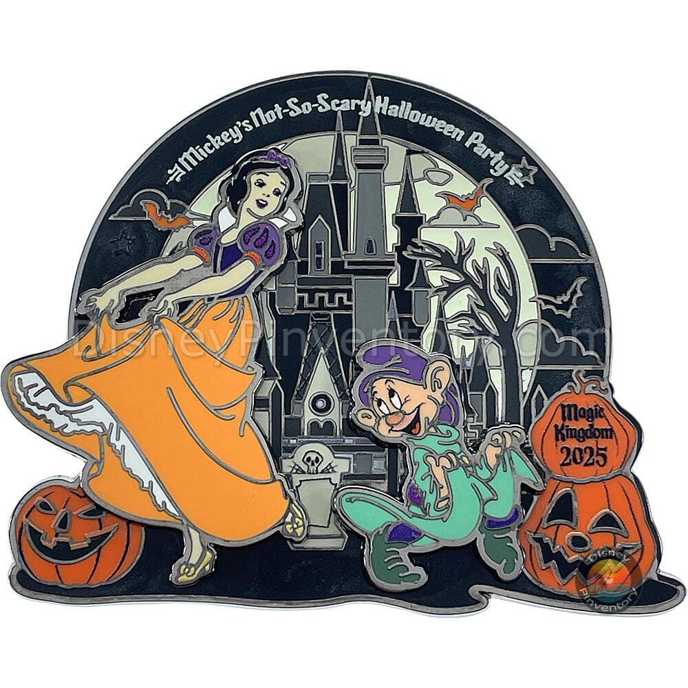 Mickey's Not So Scary Halloween Party 2025: Snow White & Dopey - Pin 46032