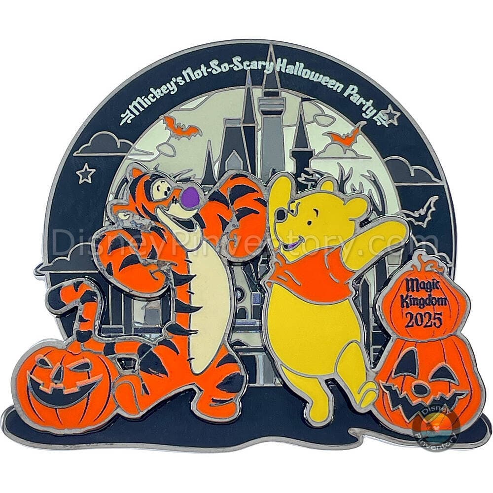 Mickey's Not So Scary Halloween Party 2025: Tigger & Winnie the Pooh Pin - Pin 46033