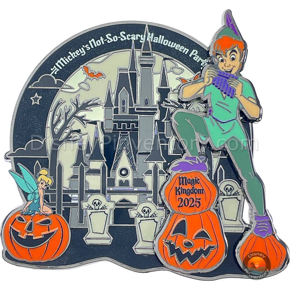 Mickey's Not So Scary Halloween Party 2025: Tinker Bell & Peter Pan Pin - Pin 46034
