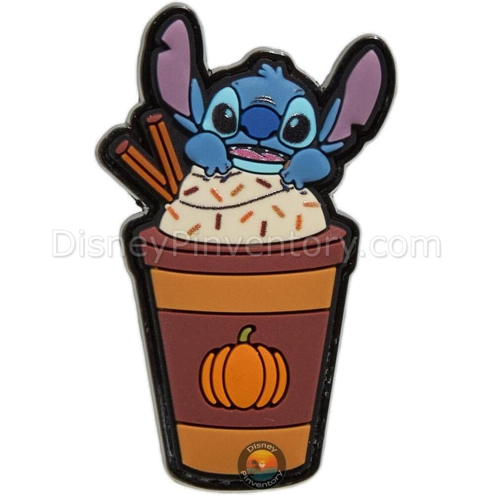 Loungefly Disney Stitch Pumpkin Spice Latte Scented Enamel Pin - Pin 46045