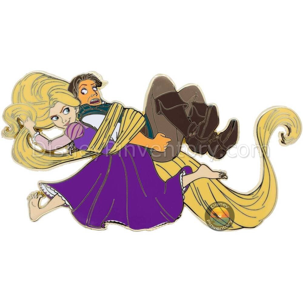Disney Tangled Rapunzel with Flynn Rider Jumbo Pin - PALM Exclusive - Pin 46047