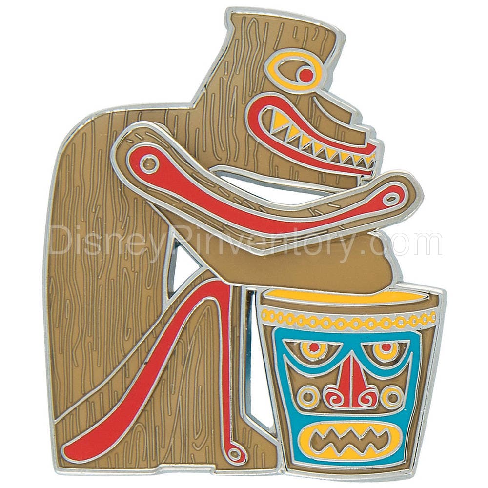 Enchanted Tiki Room 55th Anniversary - Tiki Drum - Pin 46069