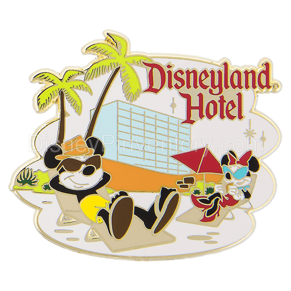 Disneyland Hotel - Mickey & Minnie Mouse - Pin 46072