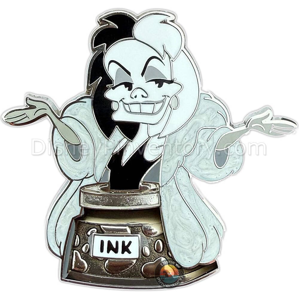 Inkwells of Evil Pin: Cruella de Vil - July - Pin 46136