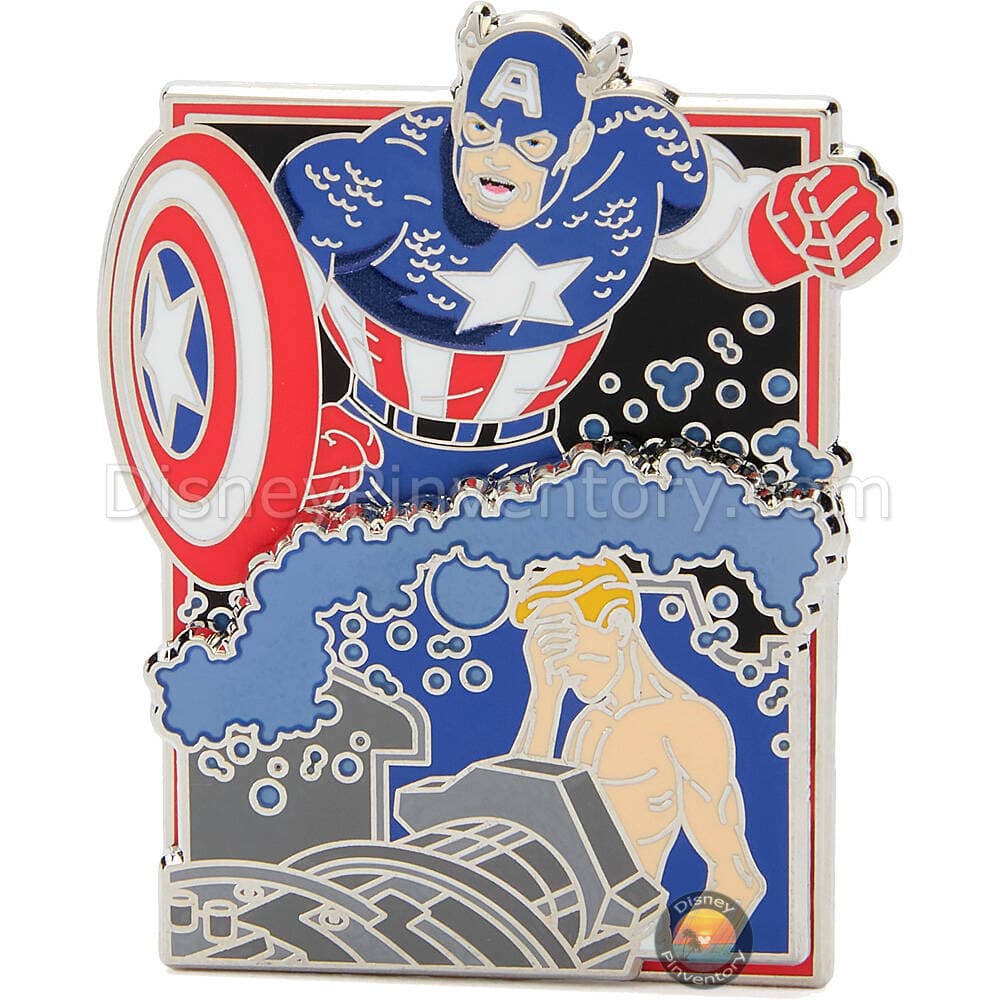 Captain America Pin - Super Hero Transformations - Pin 46282