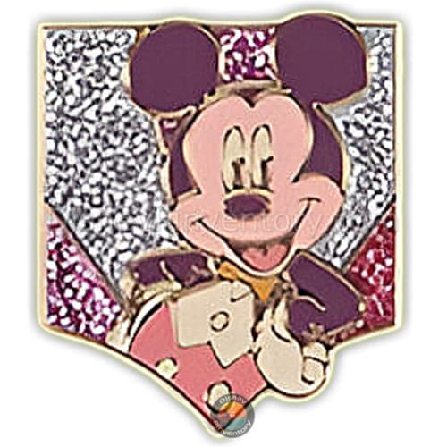 Disneyland 70th Anniversary Vault Collection Pin Display Frame Set - Mickey Mouse Pin Only - Pin 46285