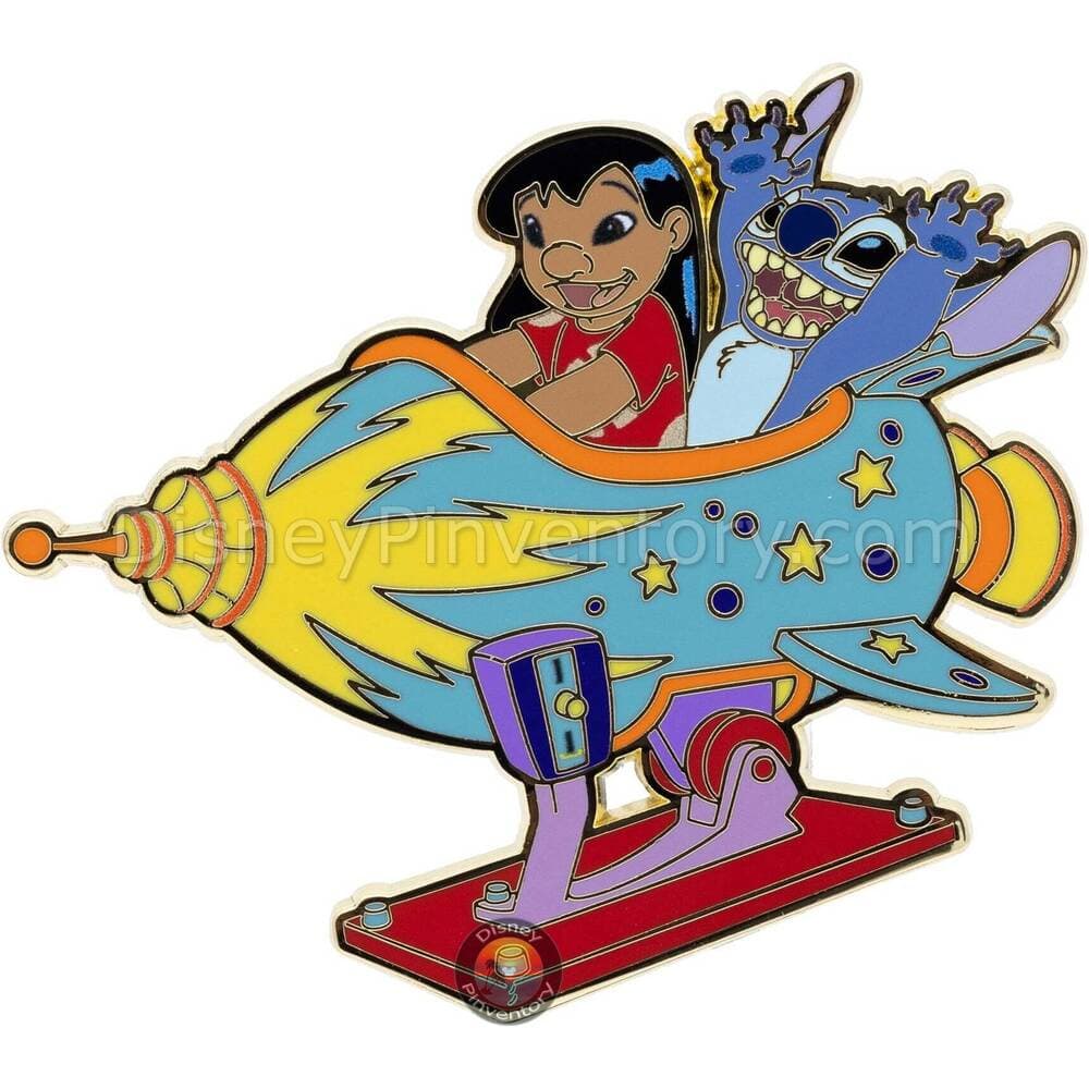 Disney Lilo and Stitch Quarter Rocket Pin - PALM Exclusive - Pin 46344
