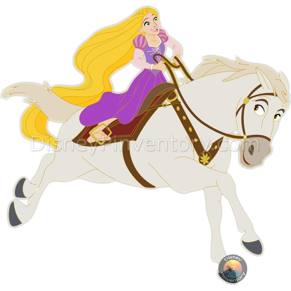 They're Off: Rapunzel & Maximus Pin - Destination D23 2025 - WDI - Pin 46360