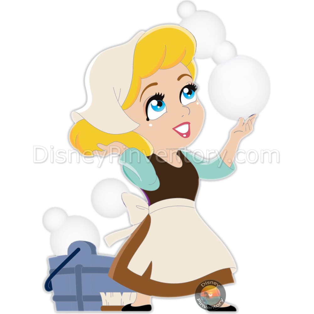 Chibi Heroines: Cinderella Pin - Destination D23 2025 - WDI - Pin 46371