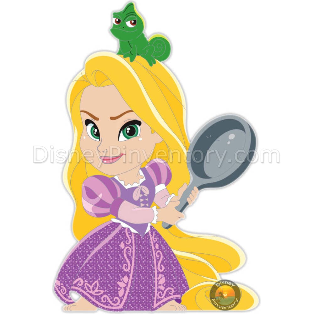 Chibi Heroines: Rapunzel Pin - Destination D23 2025 - WDI - Pin 46377