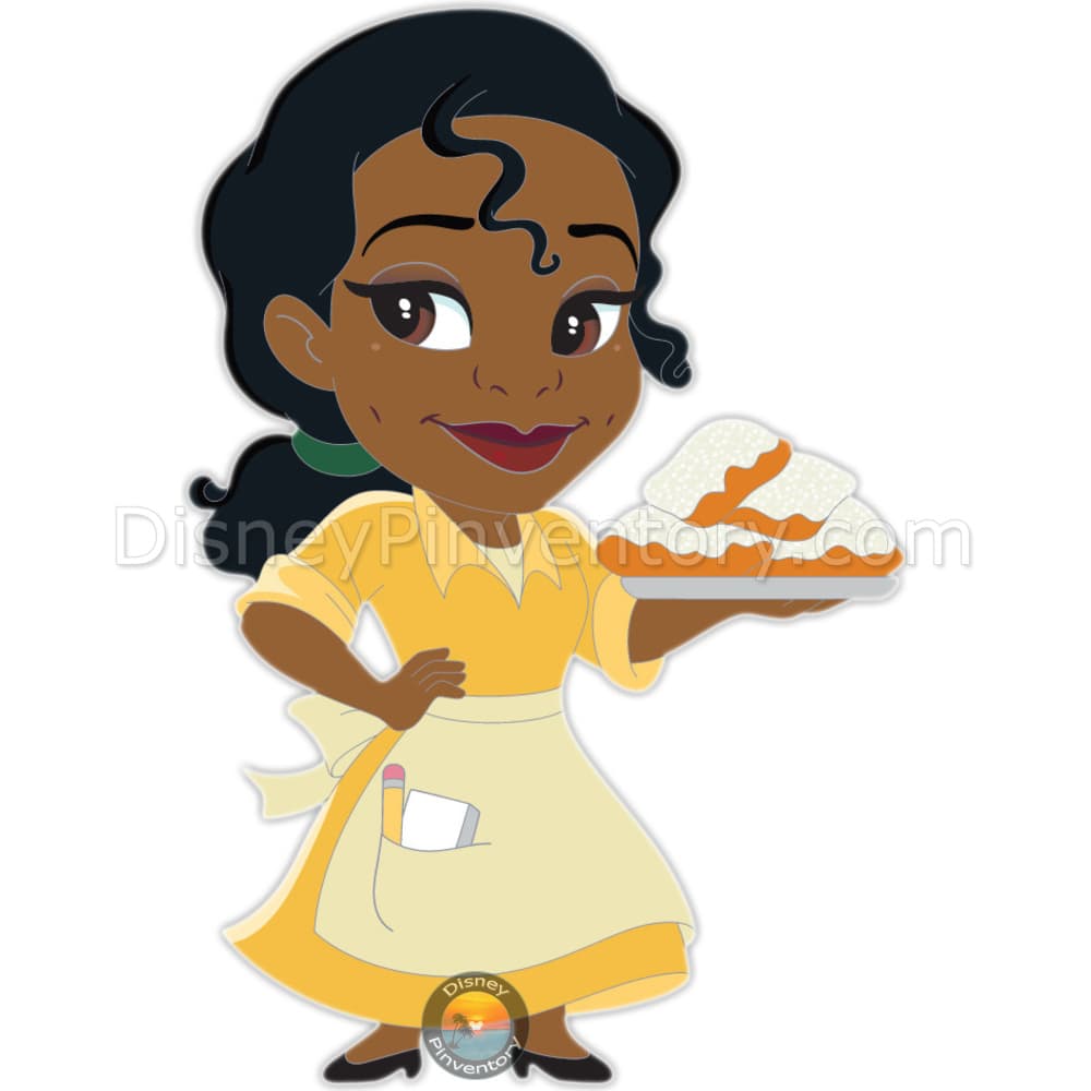 Chibi Heroines: Tiana Pin - Destination D23 2025 - WDI - Pin 46378