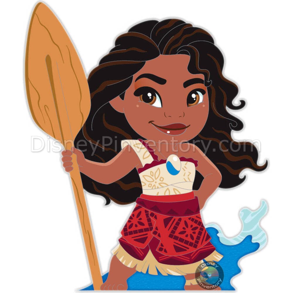 Chibi Heroines: Moana Pin - Destination D23 2025 - WDI - Pin 46379