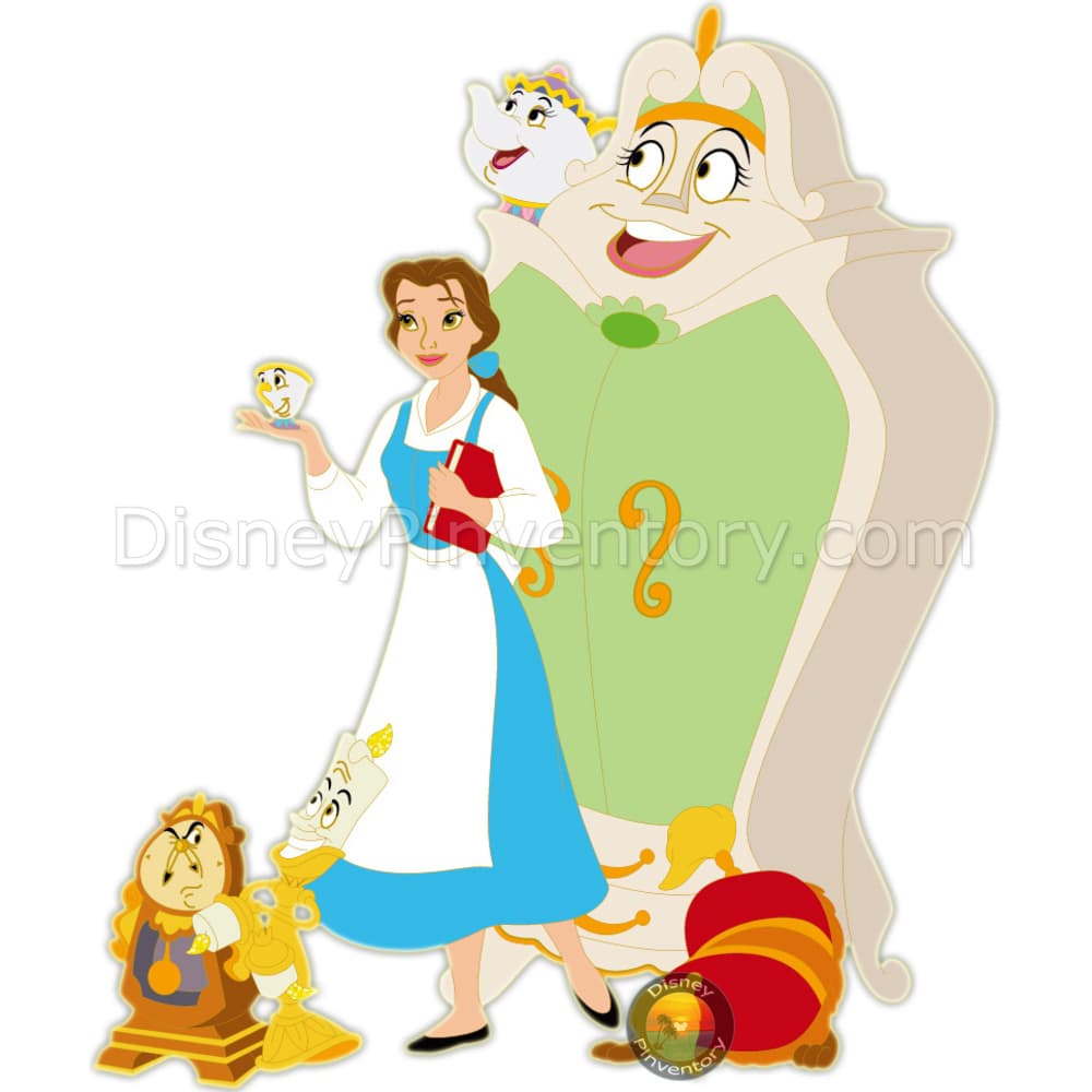 Disney Squad Goals: Beauty and the Beast Pin - Destination D23 2025 - WDI - Pin 46391