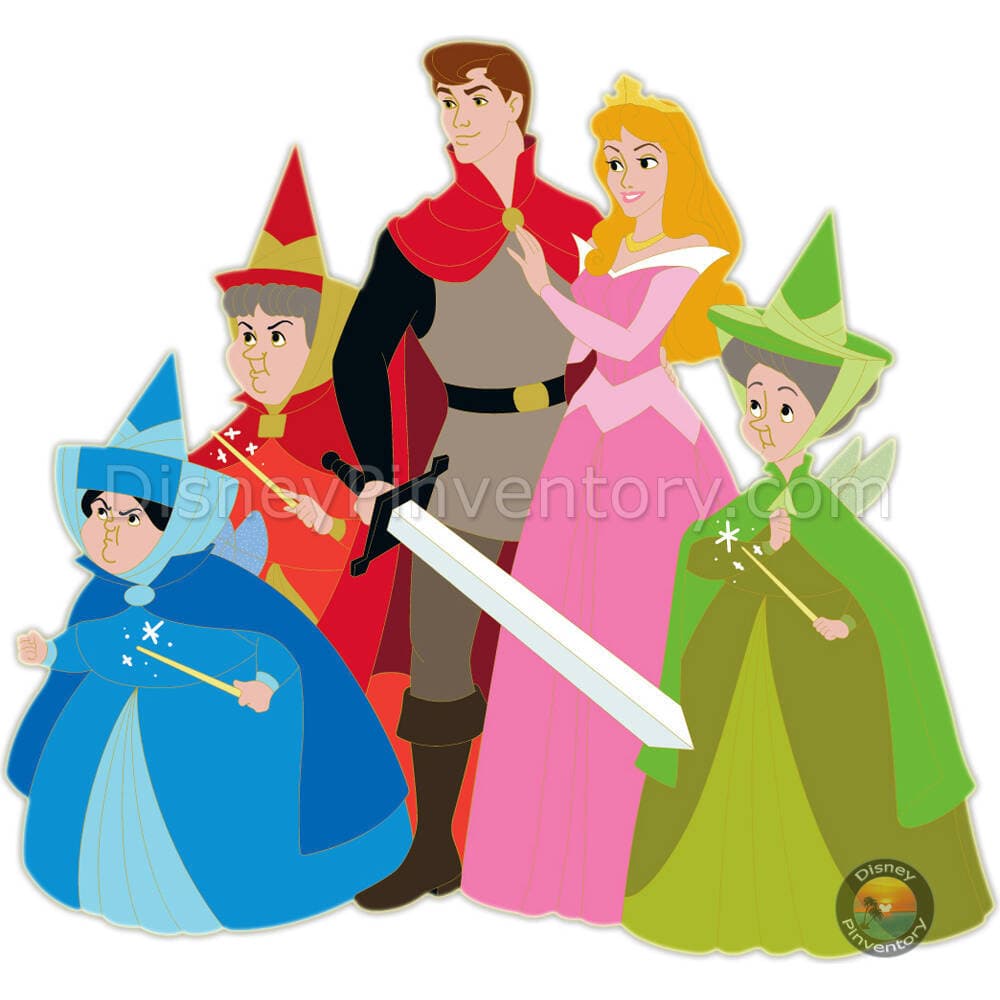 Disney Squad Goals: Sleeping Beauty Pink Dress Pin - Destination D23 2025 - WDI - Pin 46393