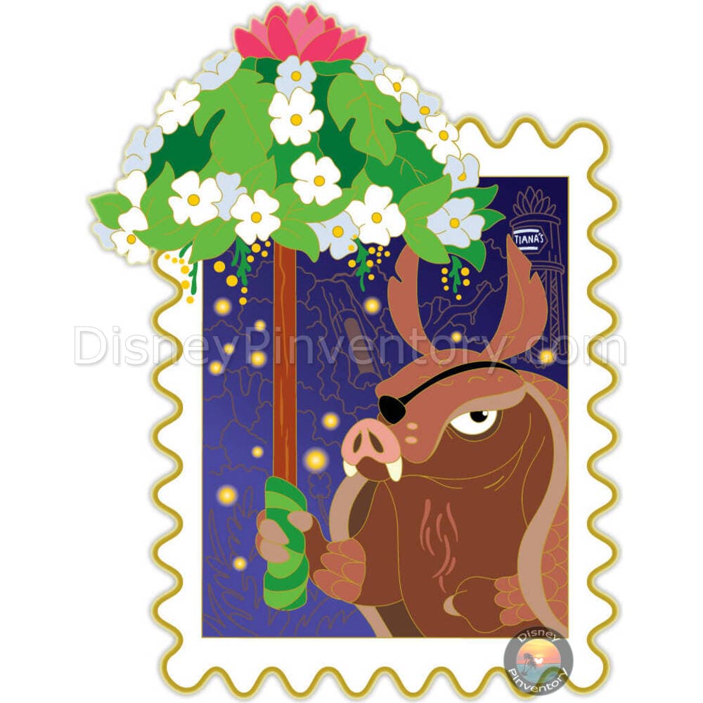 Disney Park Stamps: Tiana's Bayou Adventure Pin - Destination D23 2025 - WDI - Pin 46402