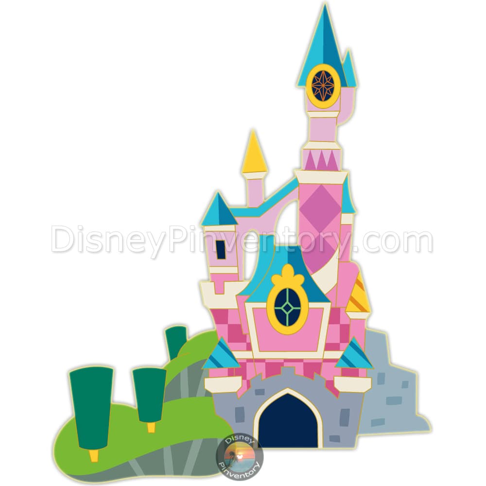 Disney Destinations Mystery Pin Set - Sleeping Beauty Castle Disneyland Paris - Destination D23 2025 - WDI - Pin 46430