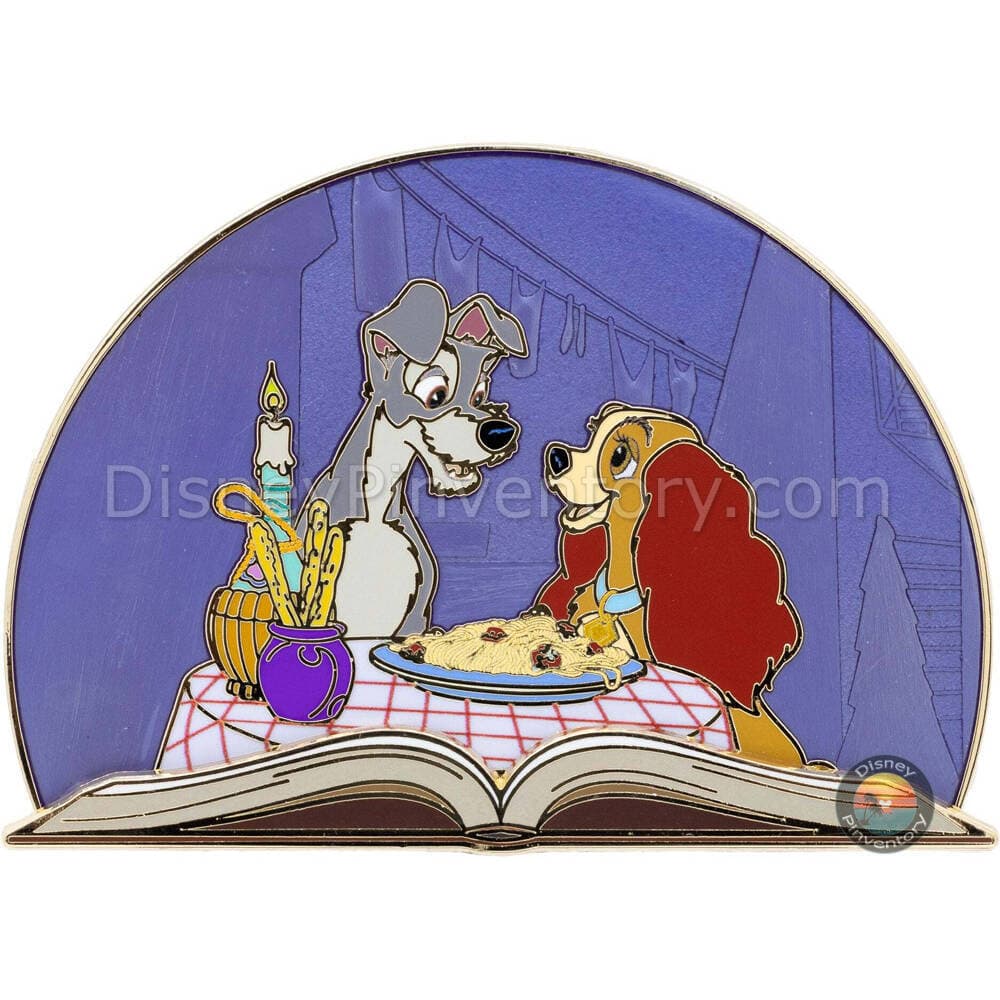 Disney Once Upon a Time Storybook Lady and the Tramp Pin - PALM Exclusive - Pin 46479