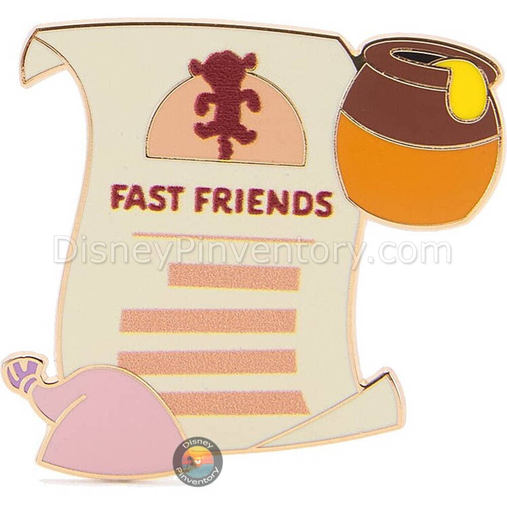 Winnie the Pooh and Tigger Pin Set, Hundred Acre Wood Series - September - Fast Friends Note Only - Pin 46491