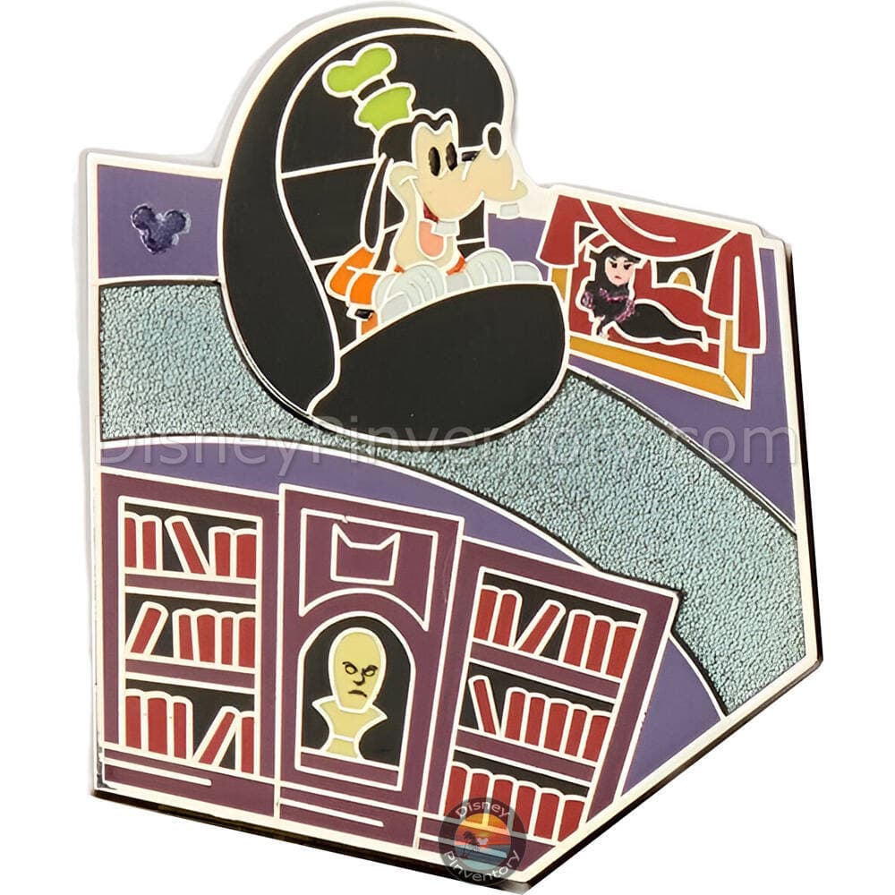 WDW Haunted Mansion Attraction Map Puzzles Mystery Pin Set - Goofy - Pin 46608