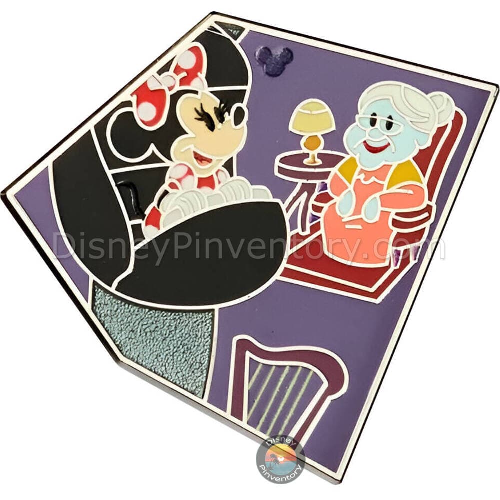 WDW Haunted Mansion Attraction Map Puzzles Mystery Pin Set - Minnie Mouse - Pin 46614
