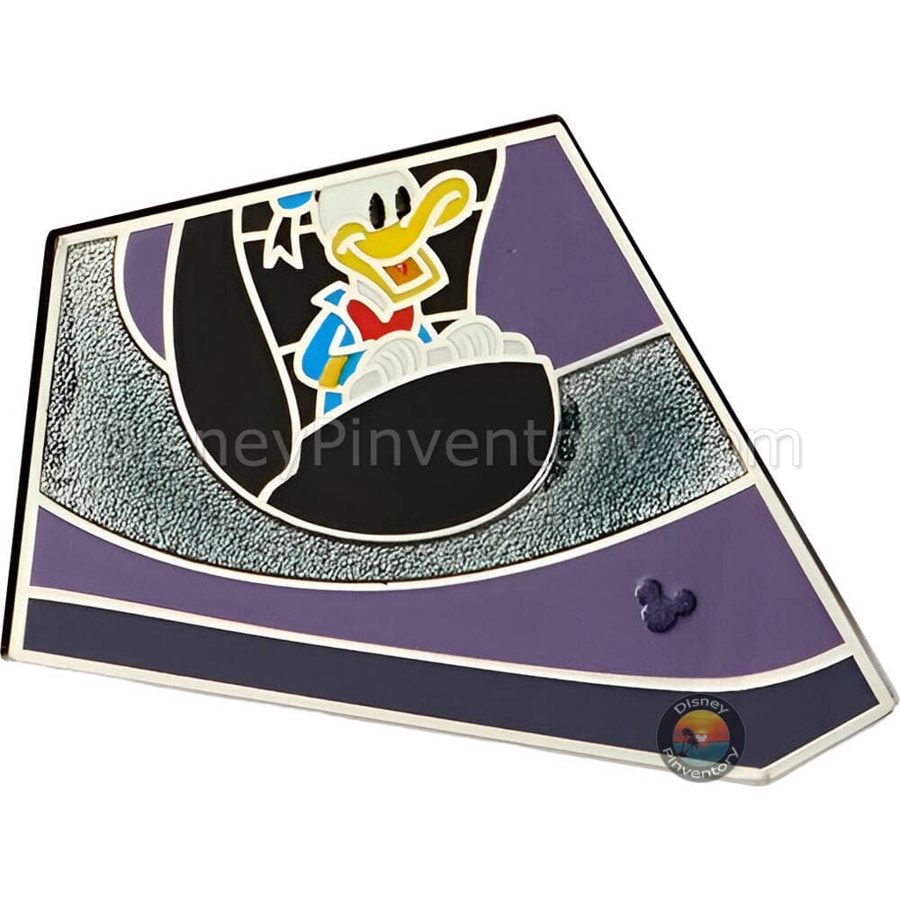 WDW Haunted Mansion Attraction Map Puzzles Mystery Pin Set - Donald Duck - Pin 46618