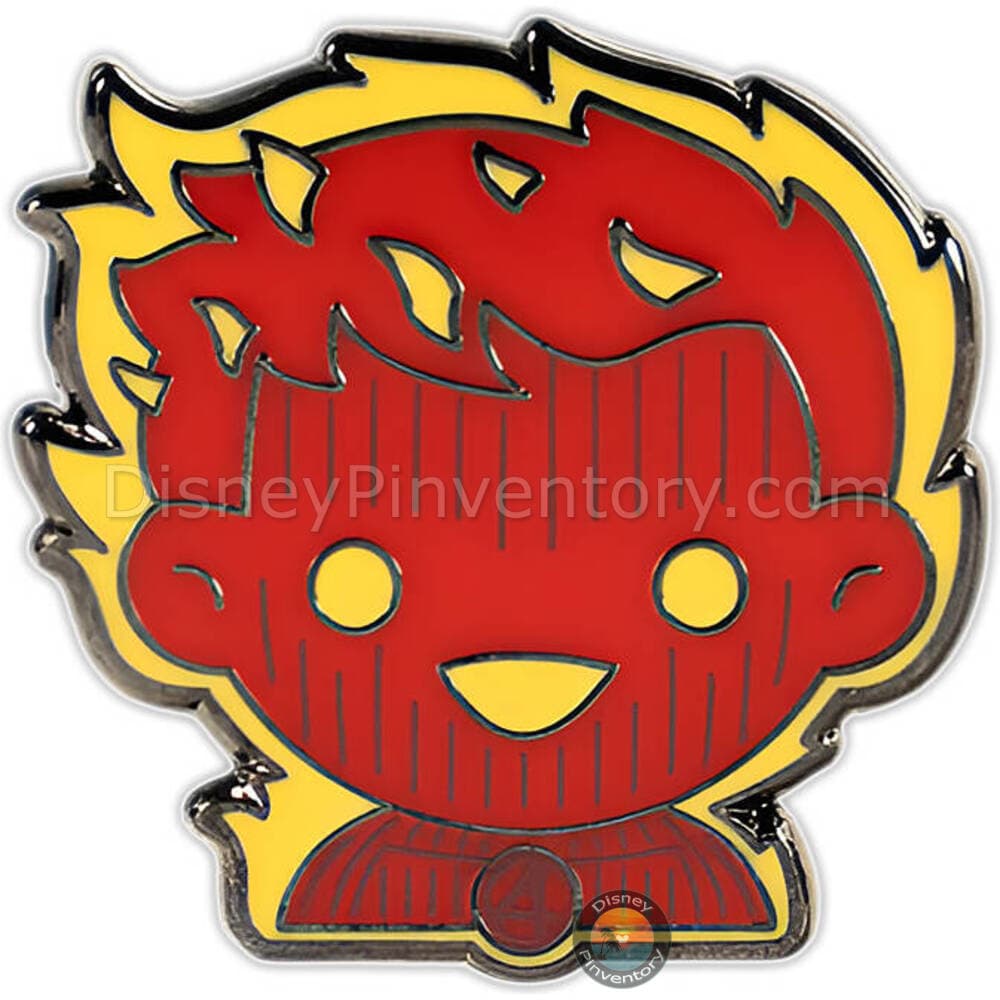 Human Torch Emoji Pin - SDCC 2025 - 100% Soft - Pin 46674