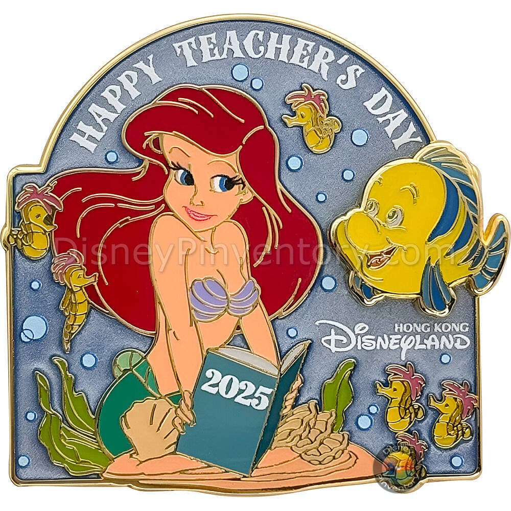 Teacher's Day 2025 Pin - Ariel & Flounder - Pin 46713